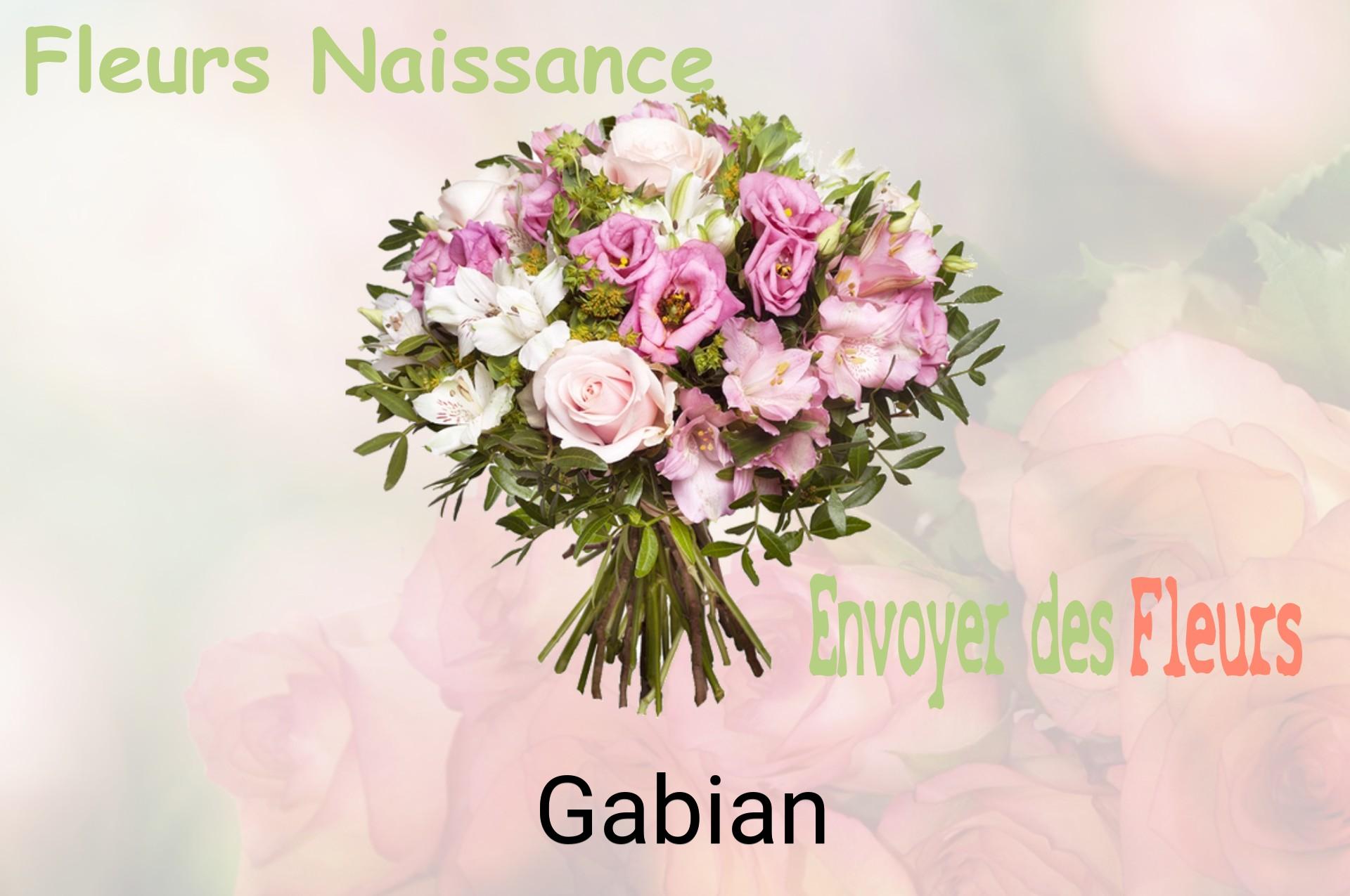 Bouquet de fleurs de naissance livré à Gabian